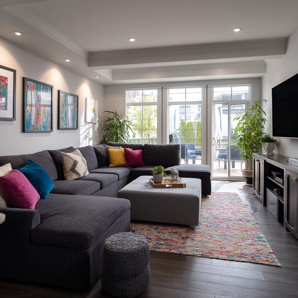 charcoal sofa living room 51