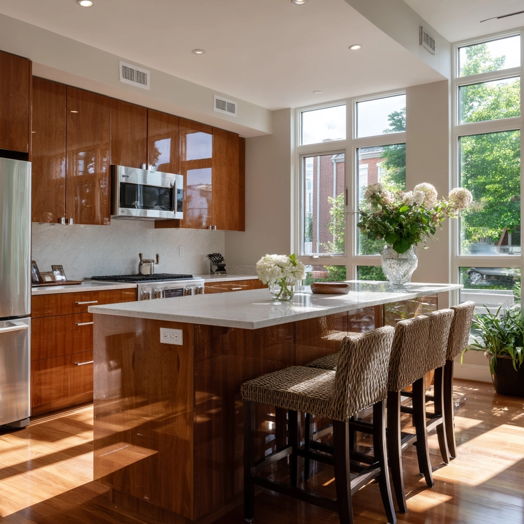cherry kitchen cabinets 2