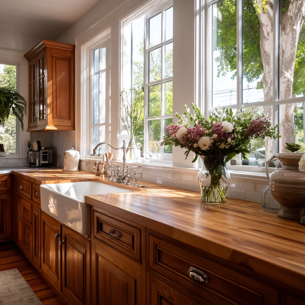 cherry kitchen cabinets 49
