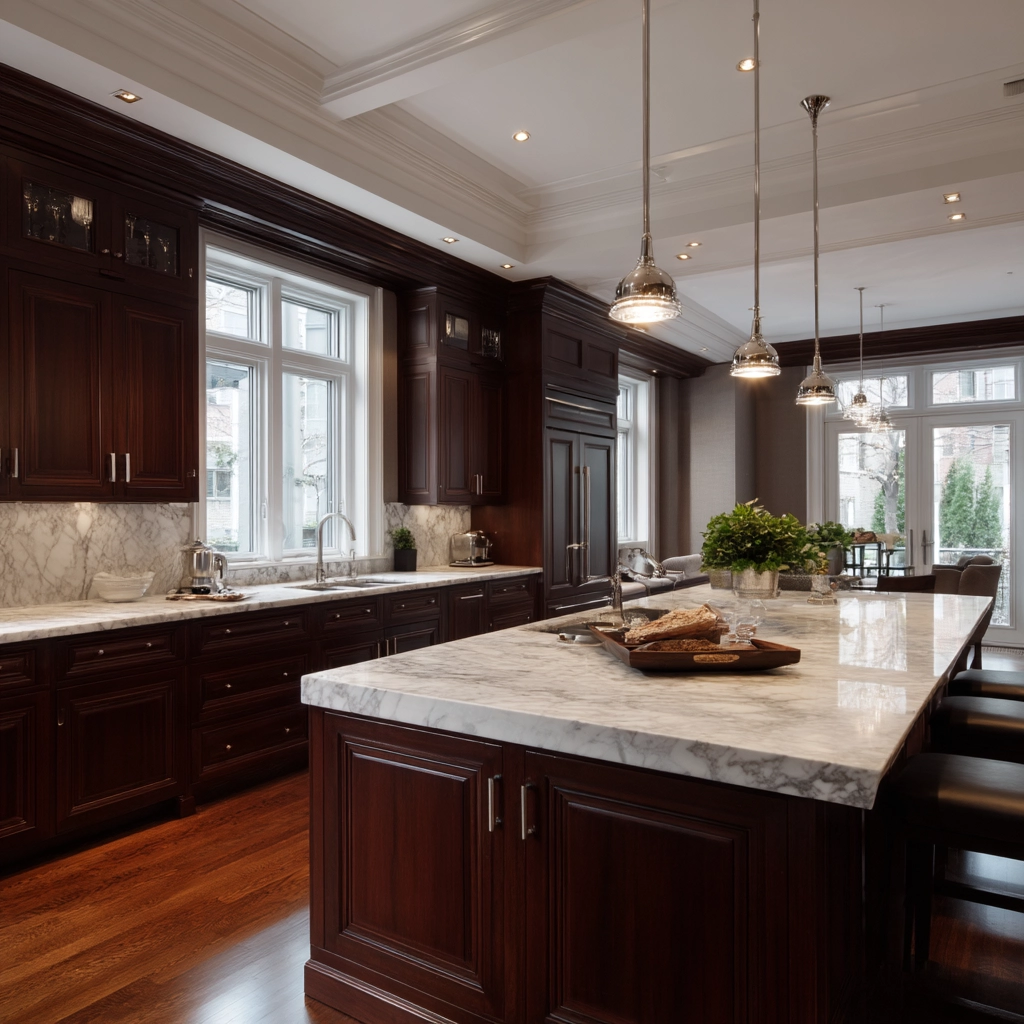 cherry kitchen cabinets 55
