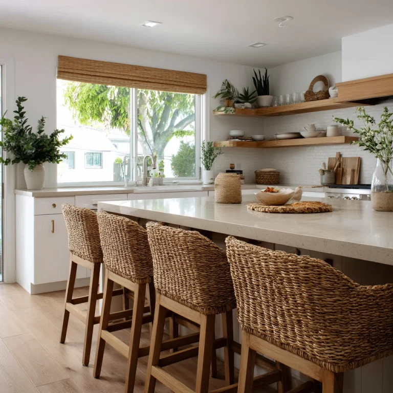coastal boho kitchen 1