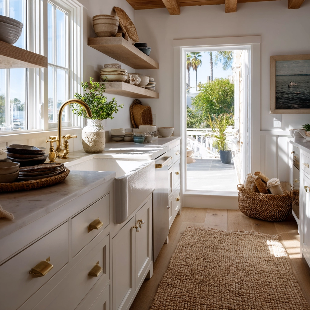 coastal boho kitchen 10