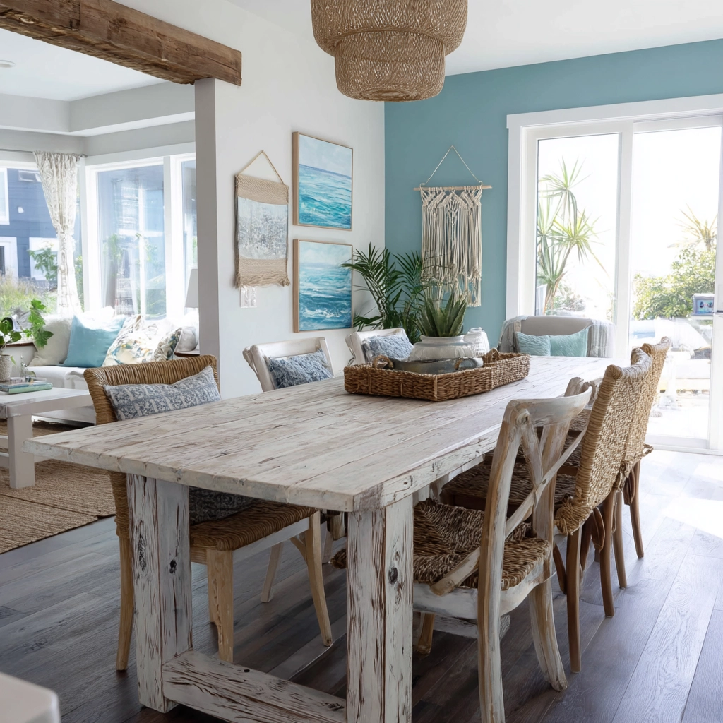 coastal boho kitchen 14
