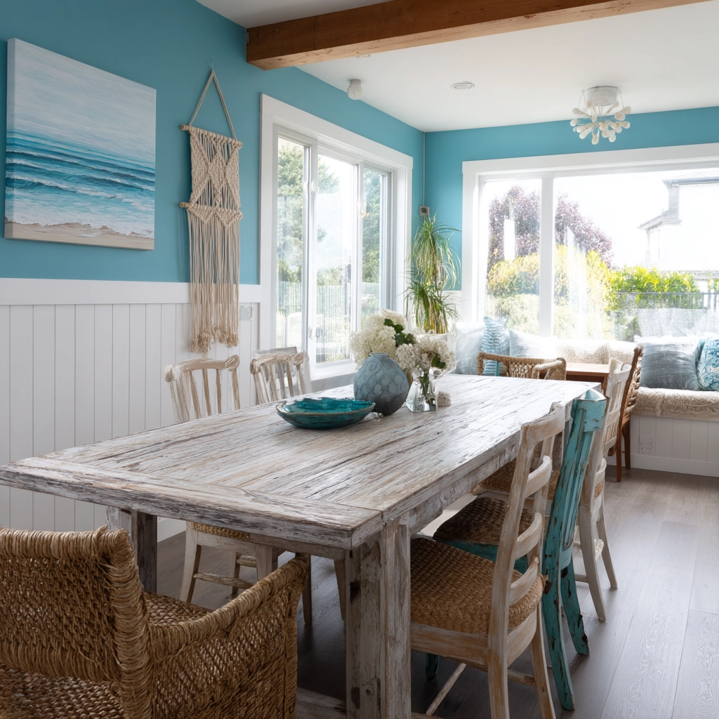 coastal boho kitchen 16