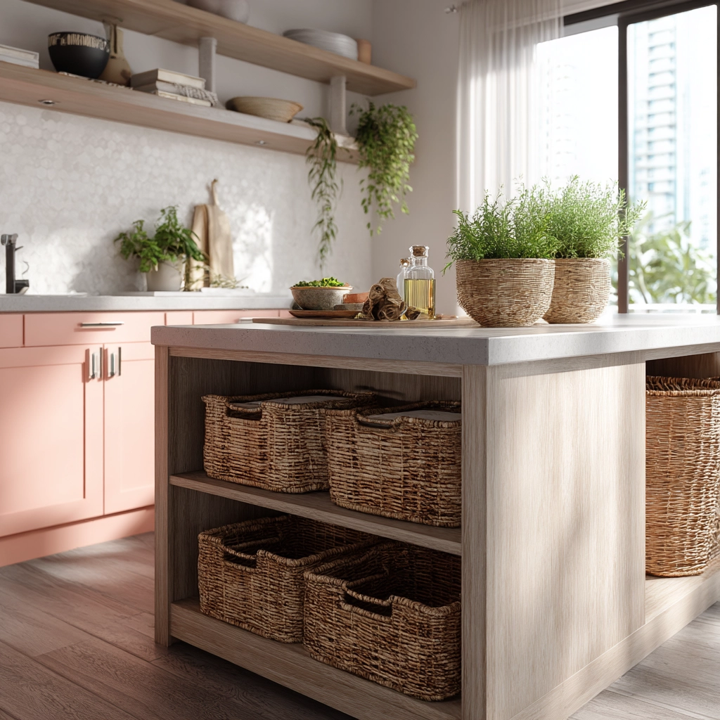 coastal boho kitchen 17
