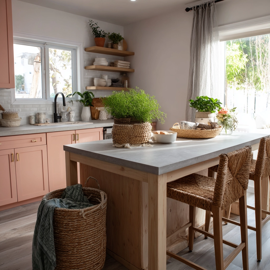 coastal boho kitchen 19