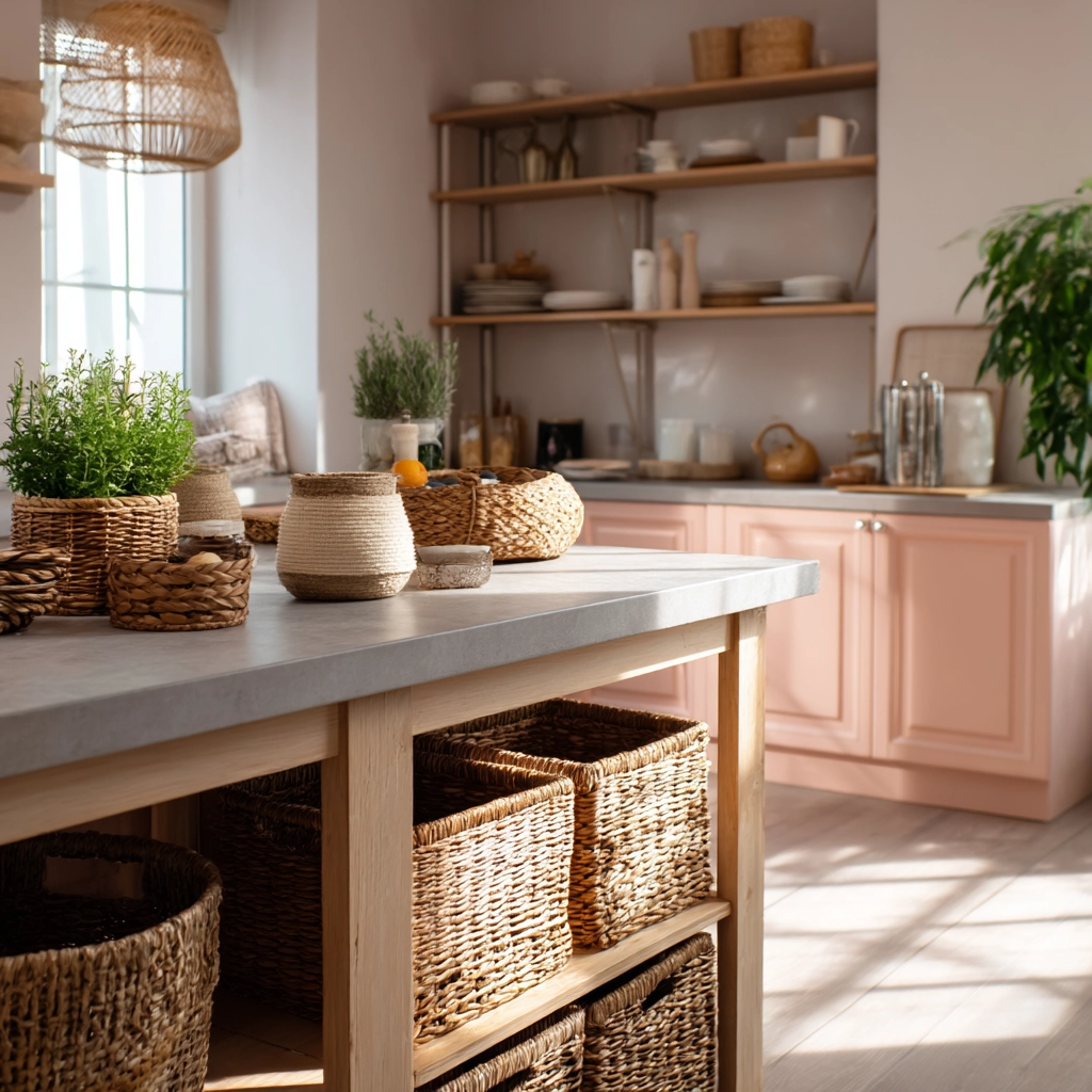 coastal boho kitchen 20