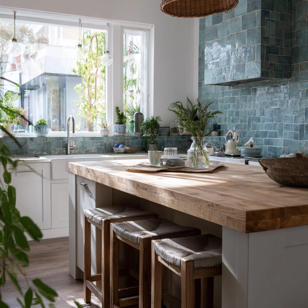 coastal boho kitchen 24