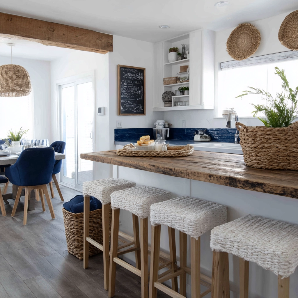 coastal boho kitchen 26