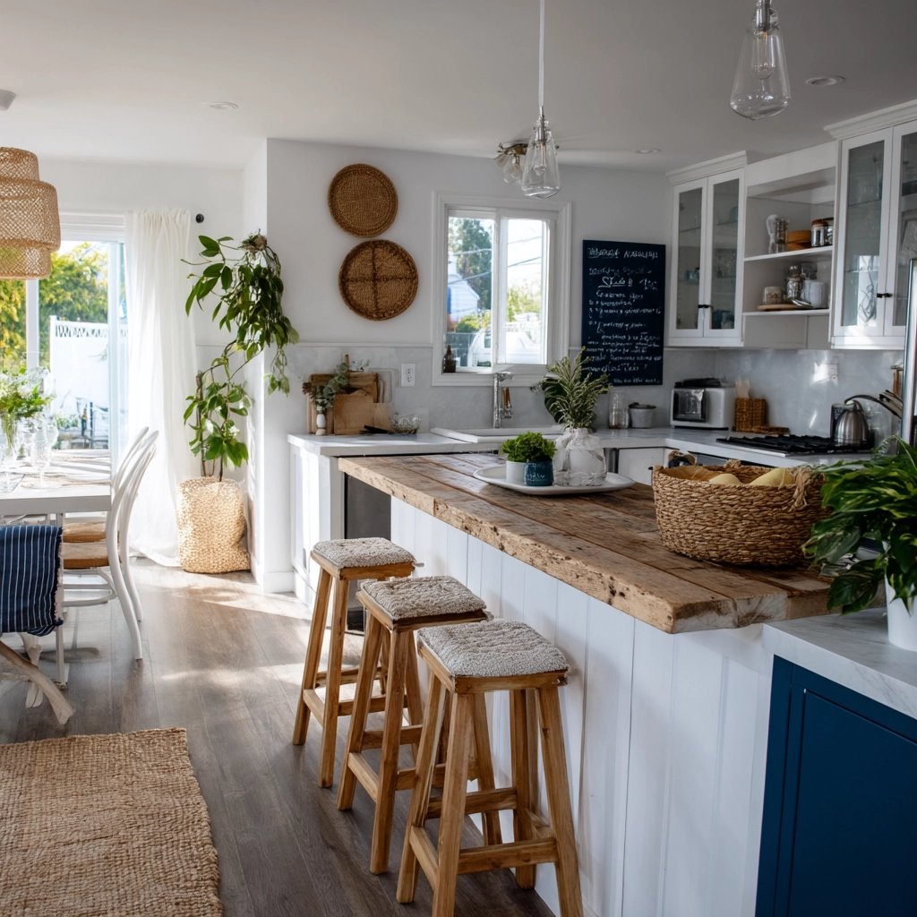 coastal boho kitchen 28