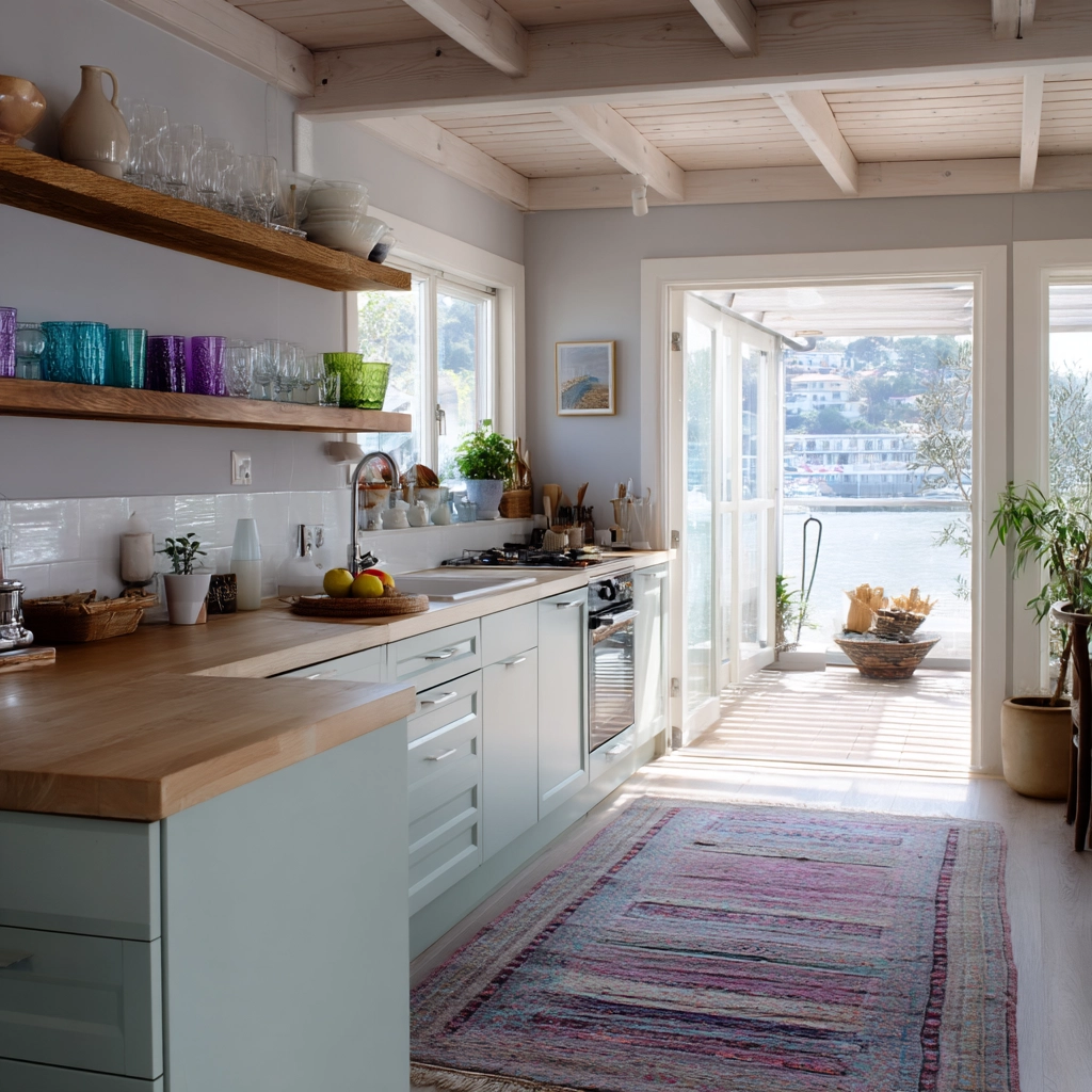 coastal boho kitchen 29