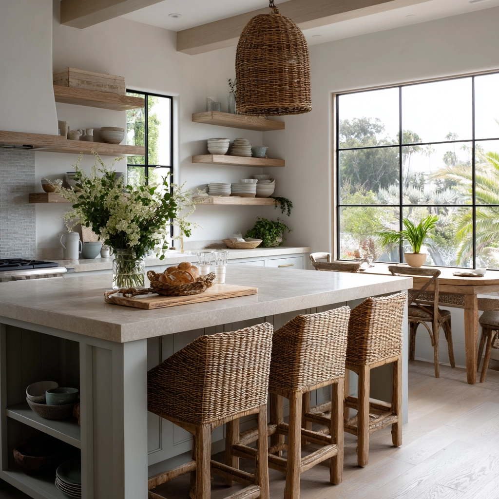 coastal boho kitchen 3