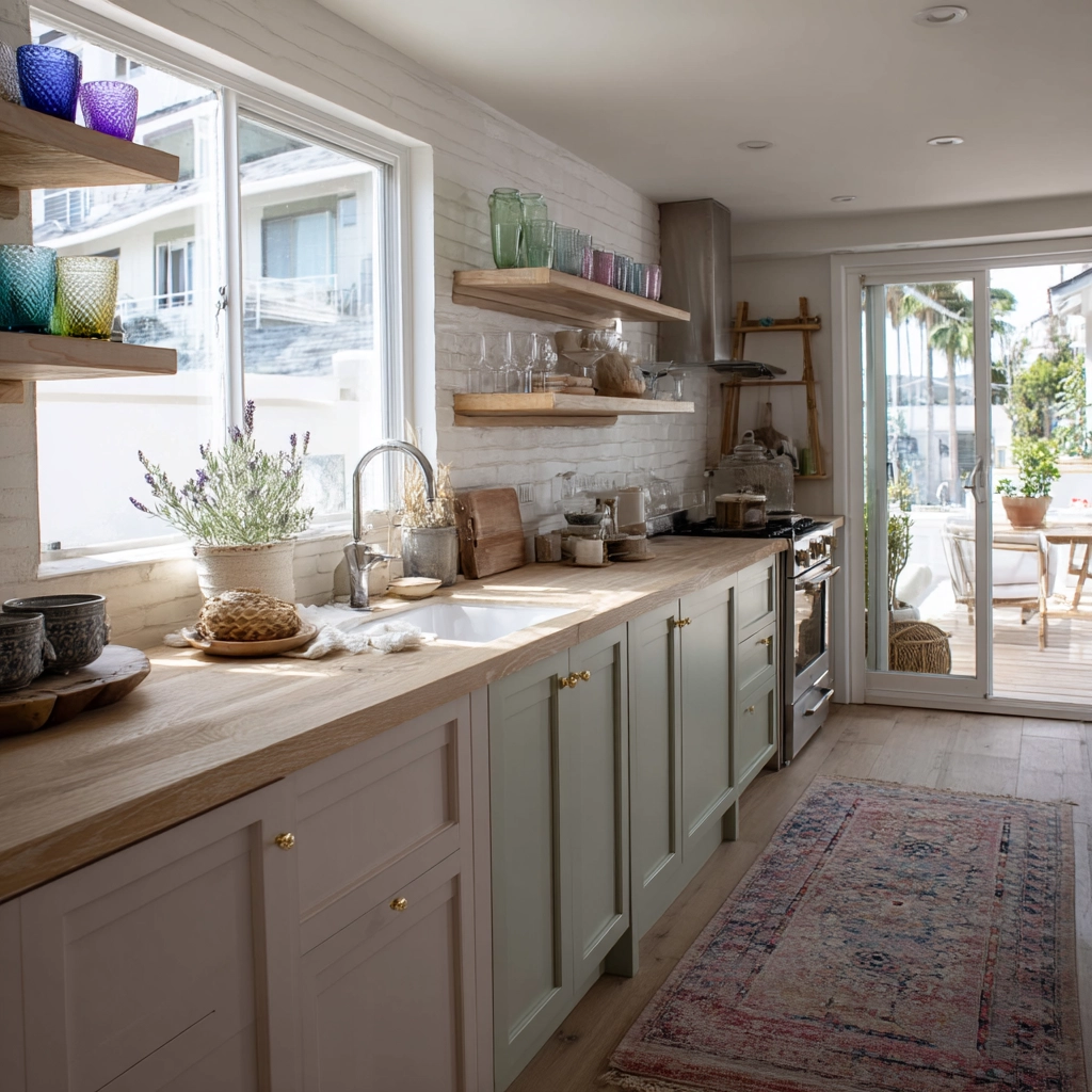coastal boho kitchen 31