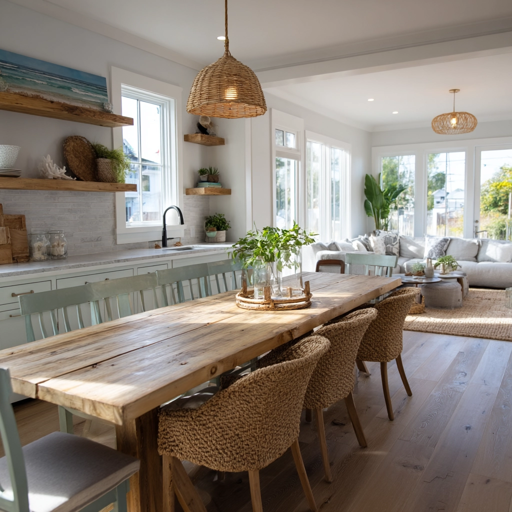coastal boho kitchen 39