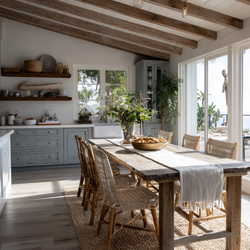 coastal boho kitchen 40