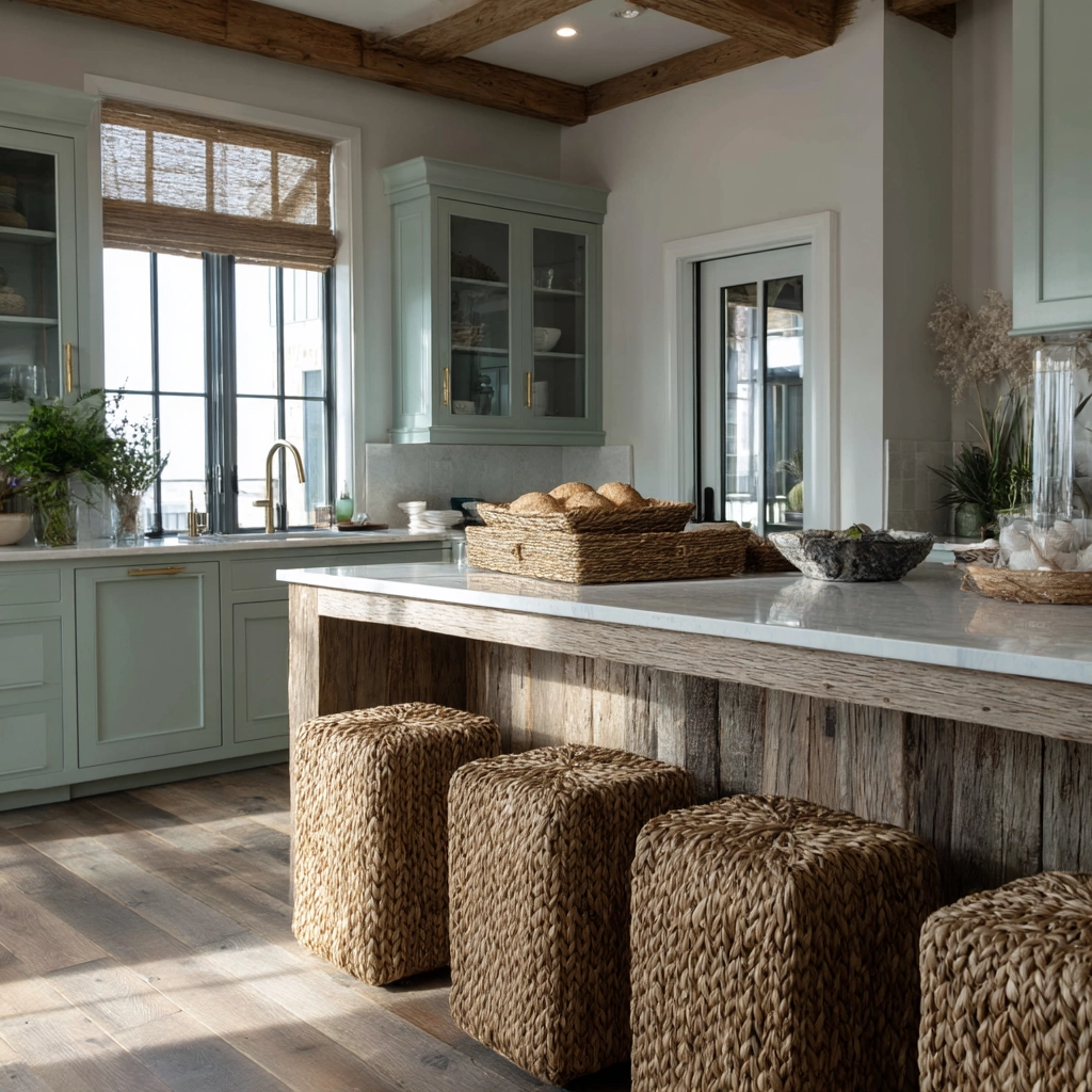 coastal boho kitchen 46