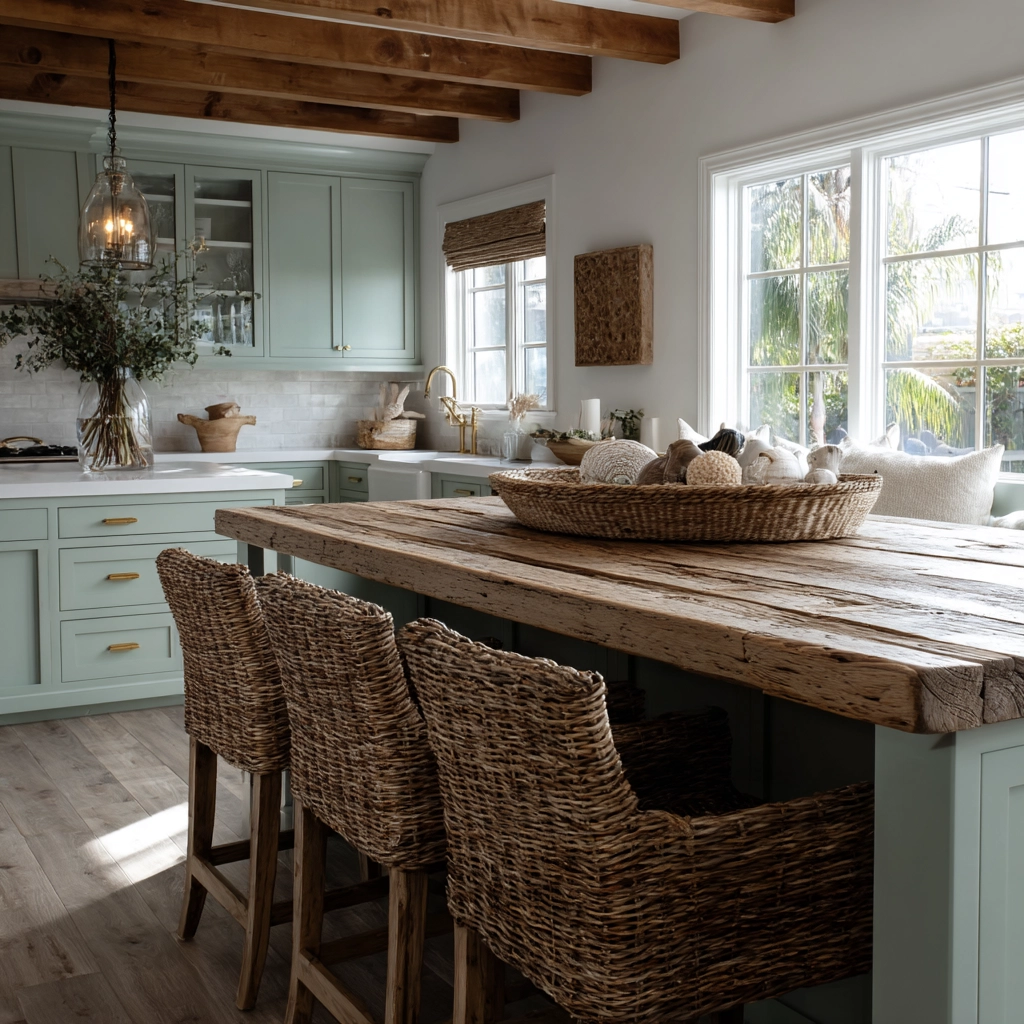 coastal boho kitchen 47