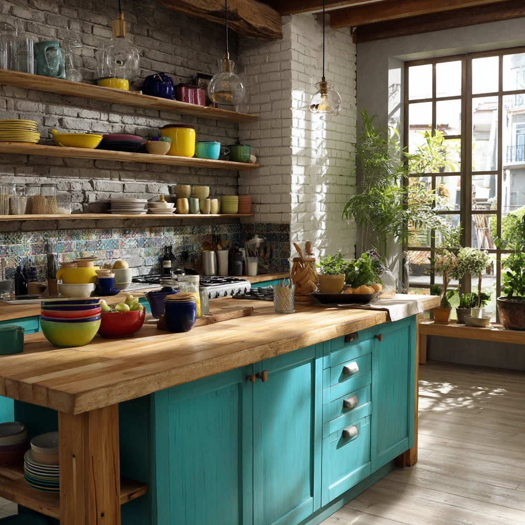 coastal boho kitchen 56