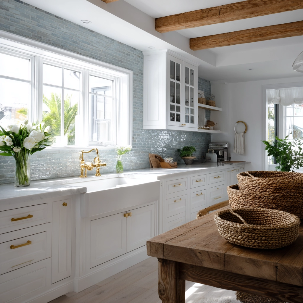 coastal boho kitchen 59