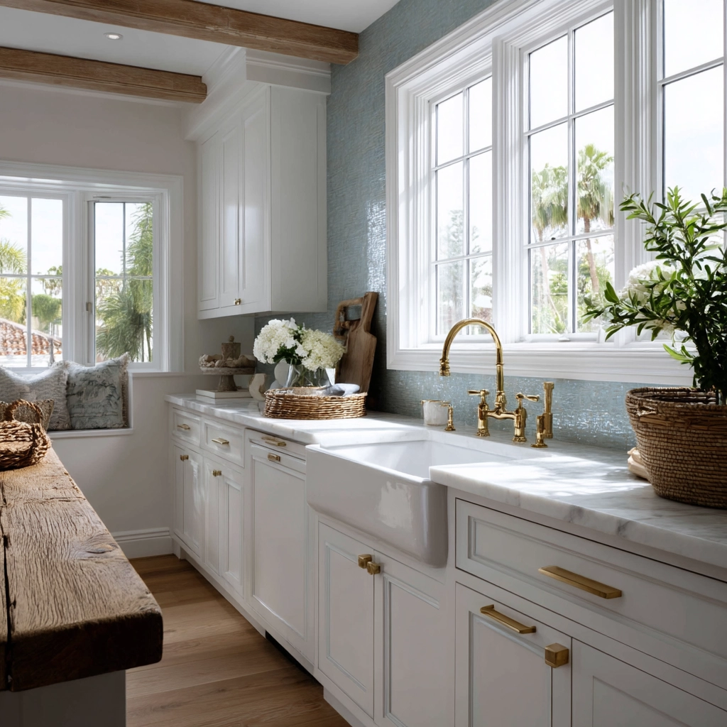 coastal boho kitchen 60