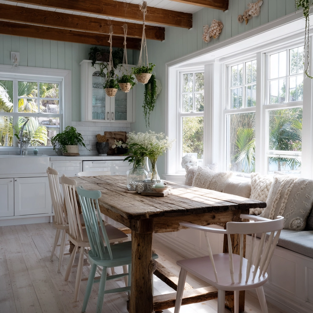 coastal boho kitchen 8