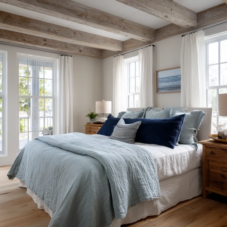 coastal farmhouse bedroom 1