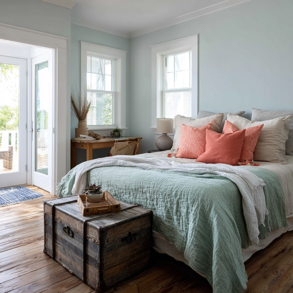 coastal farmhouse bedroom 15