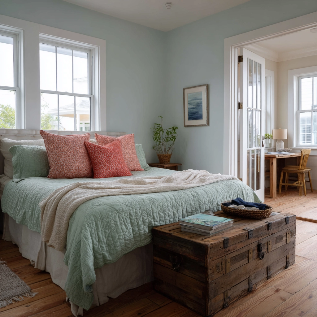 coastal farmhouse bedroom 16