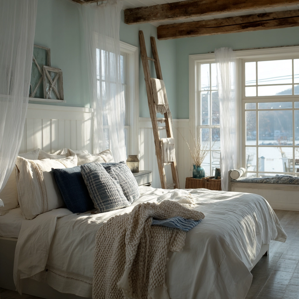 coastal farmhouse bedroom 17