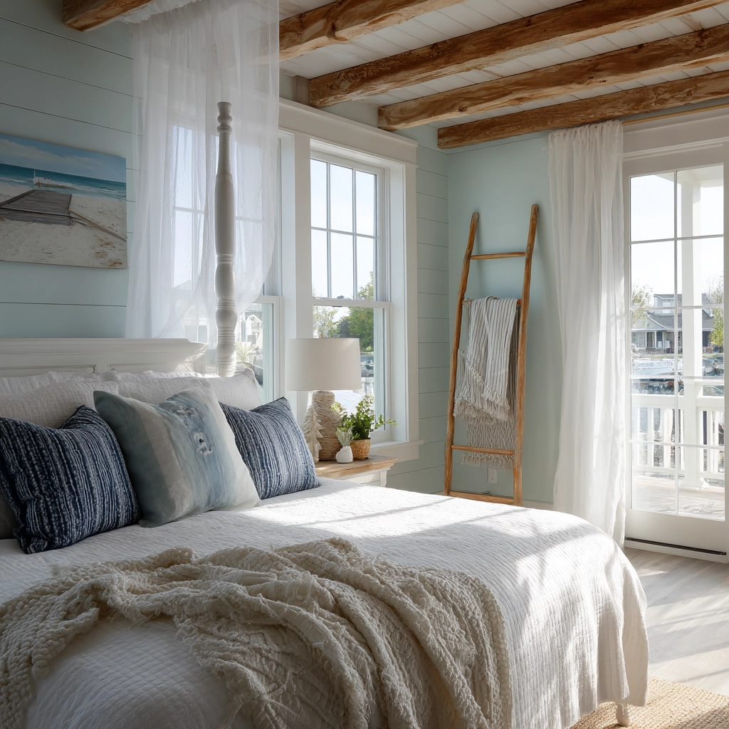 coastal farmhouse bedroom 18