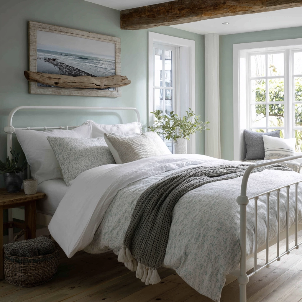coastal farmhouse bedroom 28