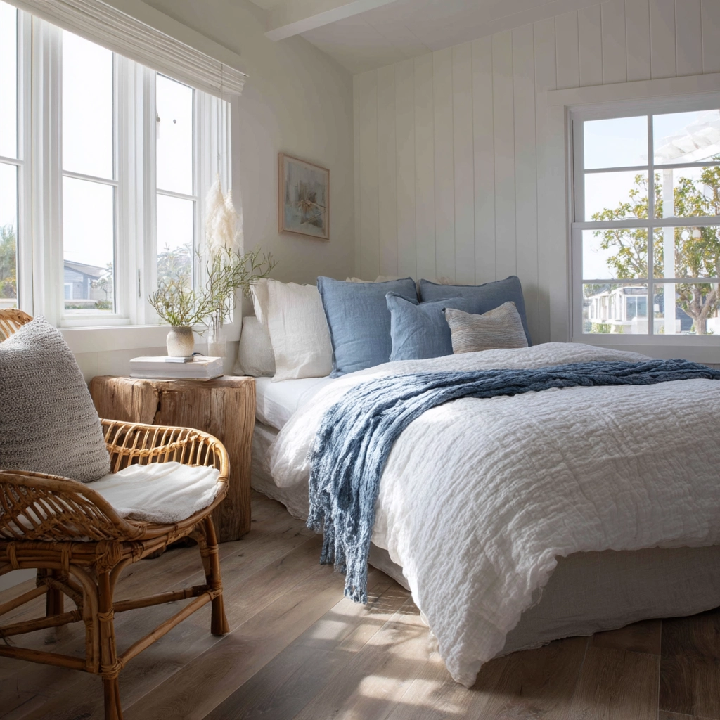 coastal farmhouse bedroom 49