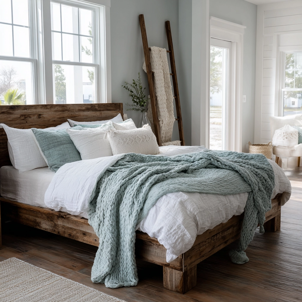 coastal farmhouse bedroom 57