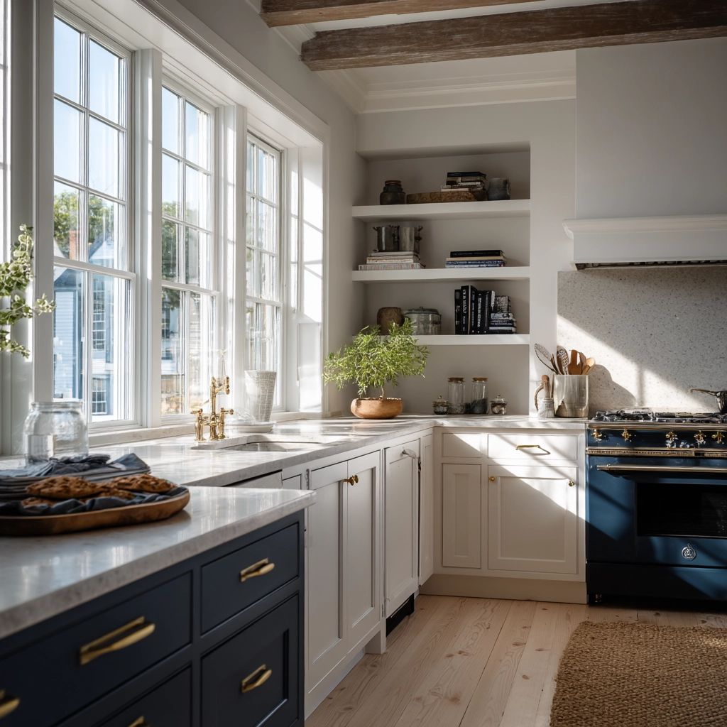 coastal farmhouse kitchen 13