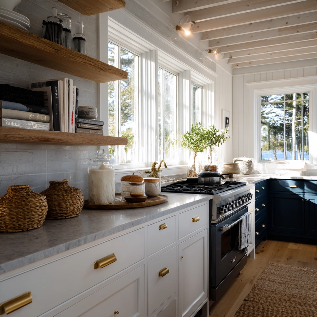 coastal farmhouse kitchen 14
