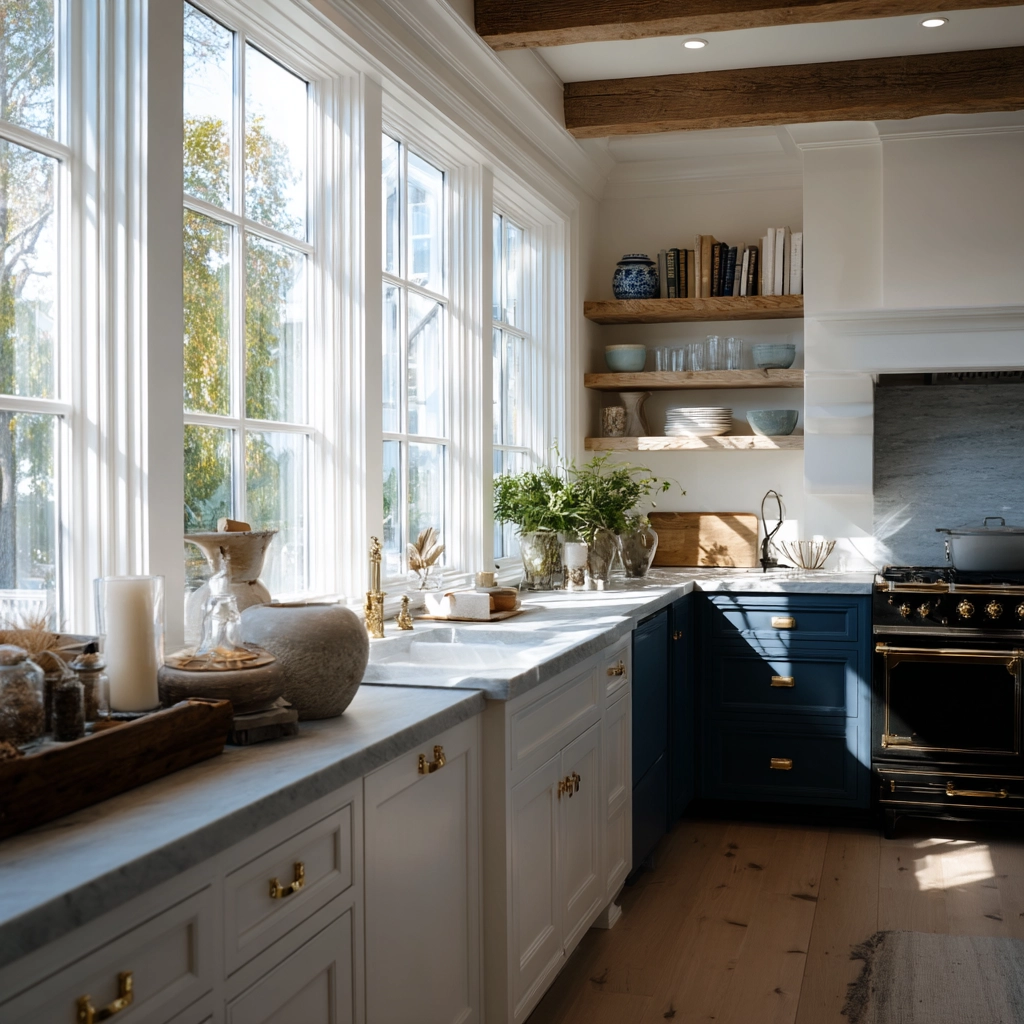 coastal farmhouse kitchen 16