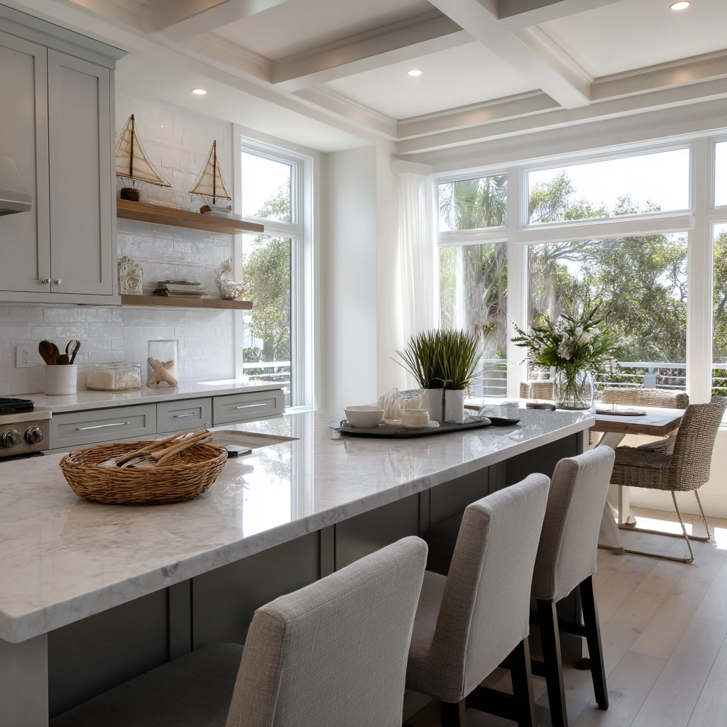 coastal farmhouse kitchen 19