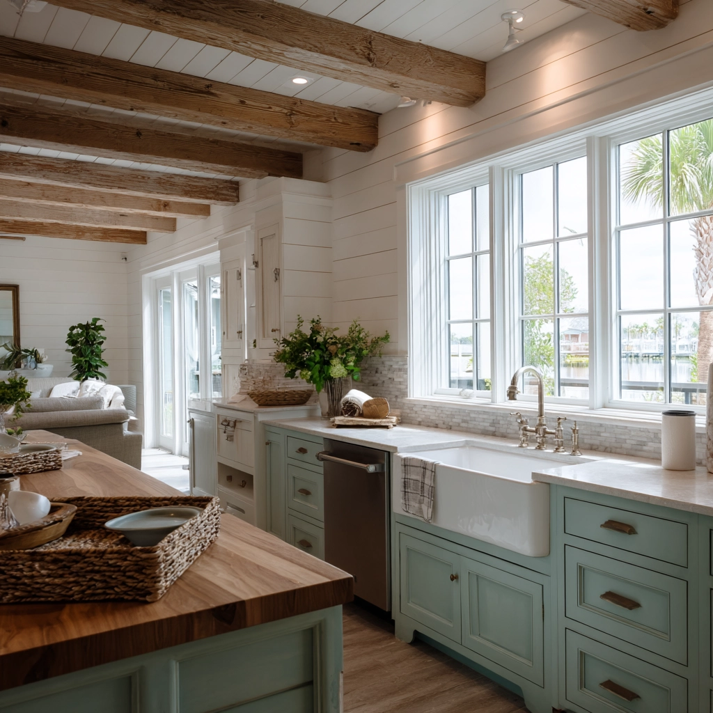 coastal farmhouse kitchen 2