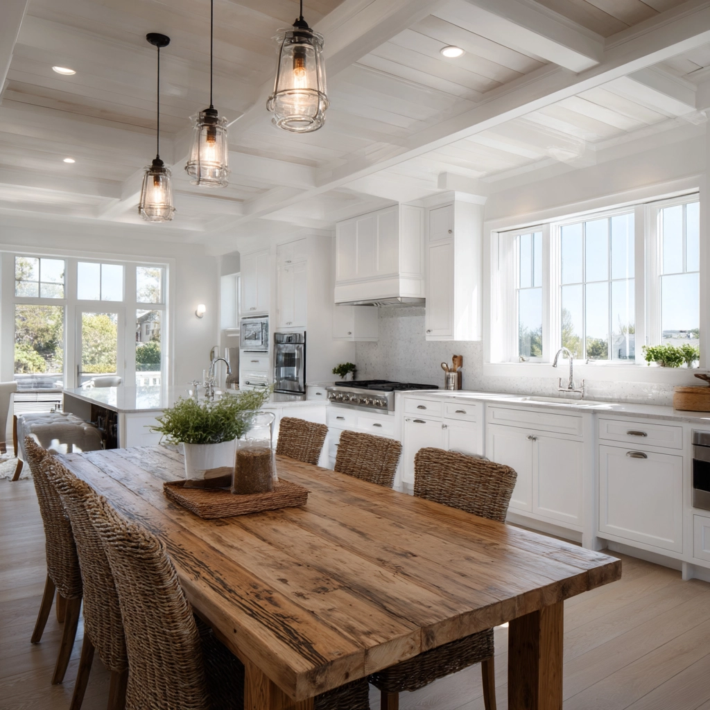 coastal farmhouse kitchen 22