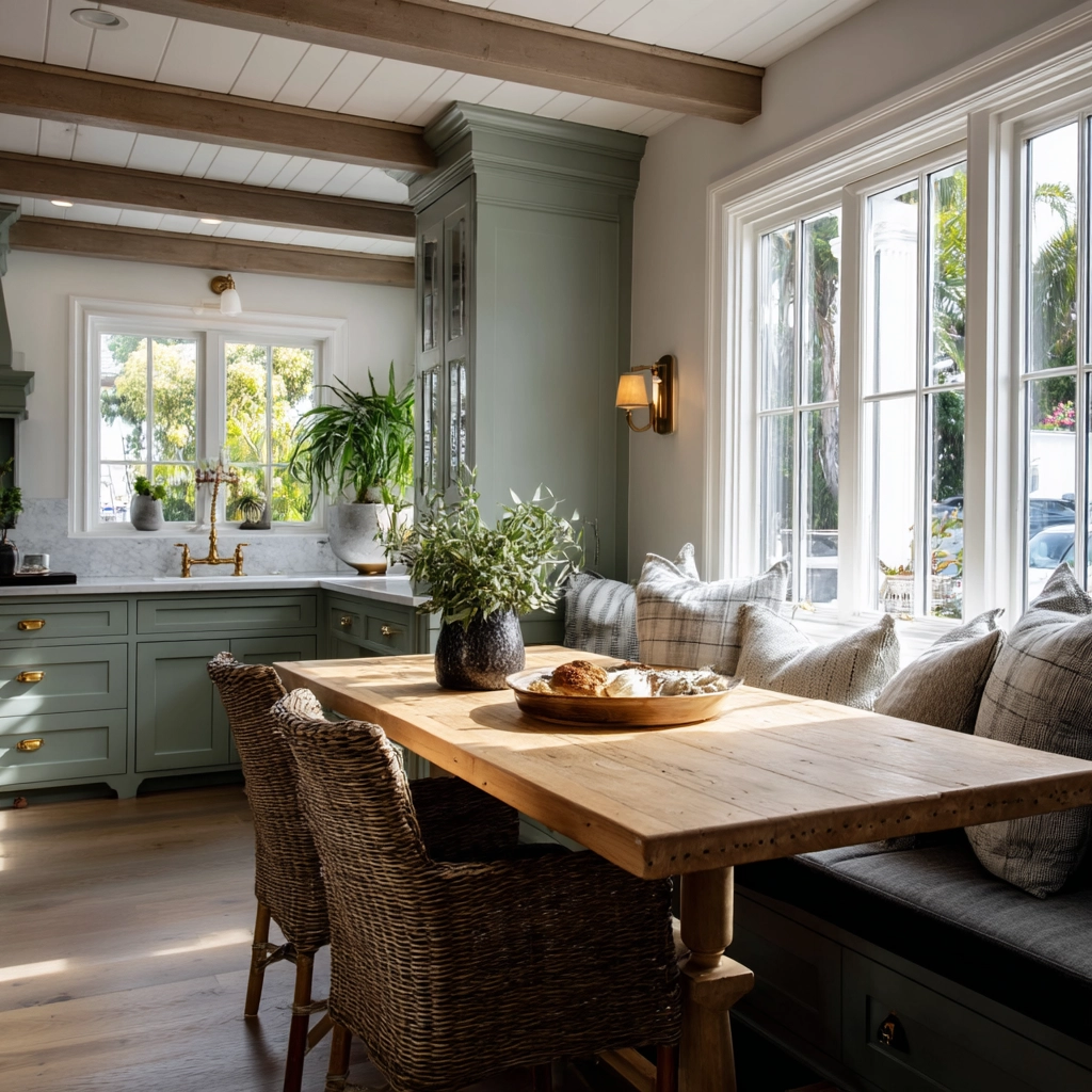 coastal farmhouse kitchen 36