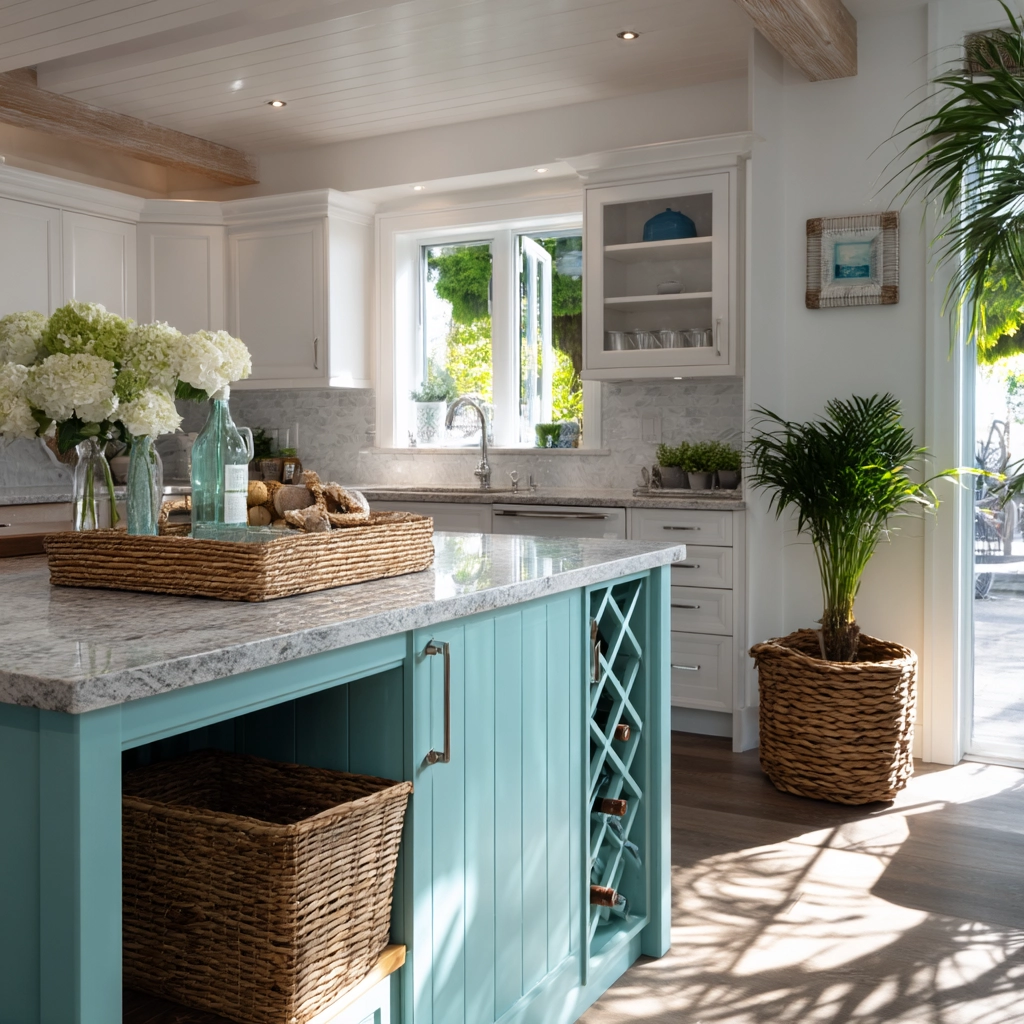 coastal farmhouse kitchen 38