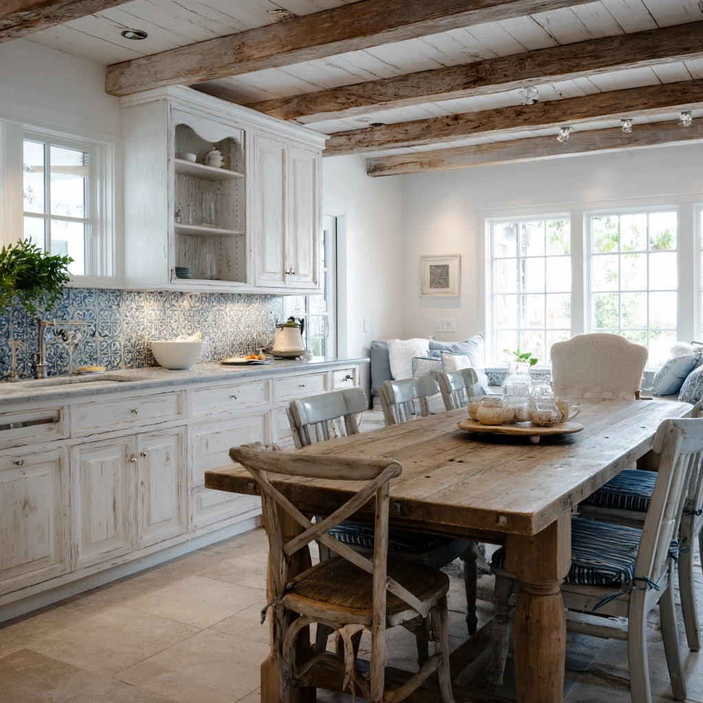 coastal farmhouse kitchen 42