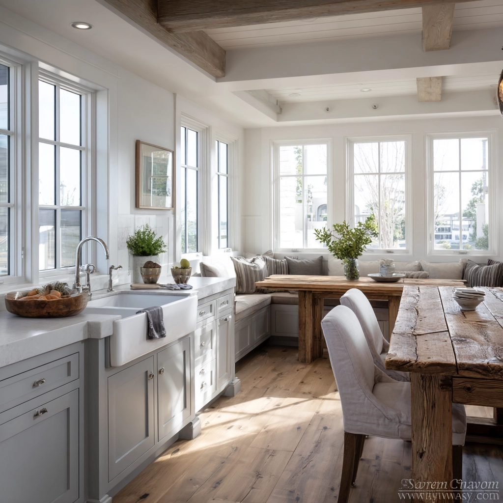 coastal farmhouse kitchen 50