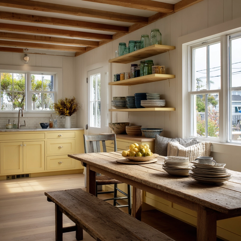 coastal farmhouse kitchen 55