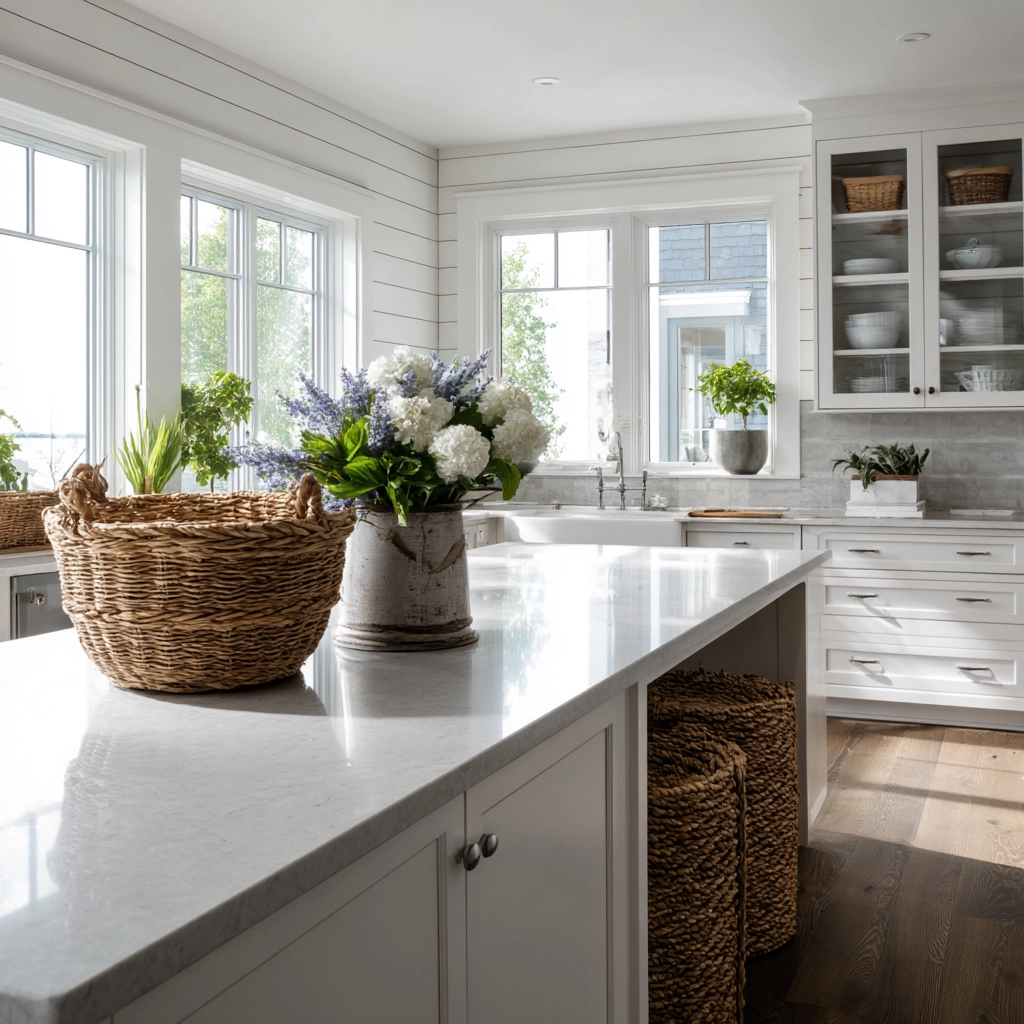 coastal farmhouse kitchen 60
