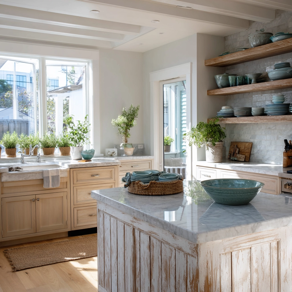 coastal farmhouse kitchen 7