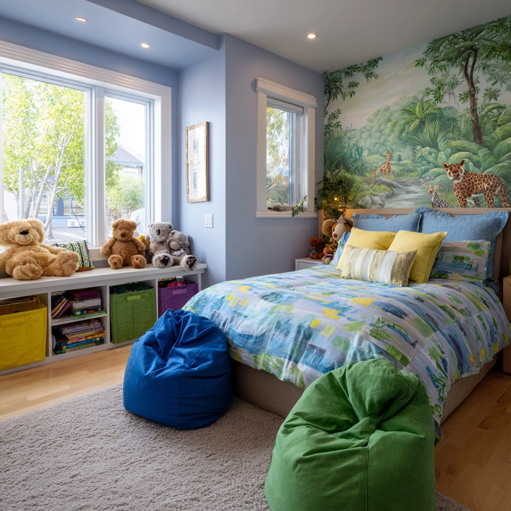 colorful eclectic bedroom 14
