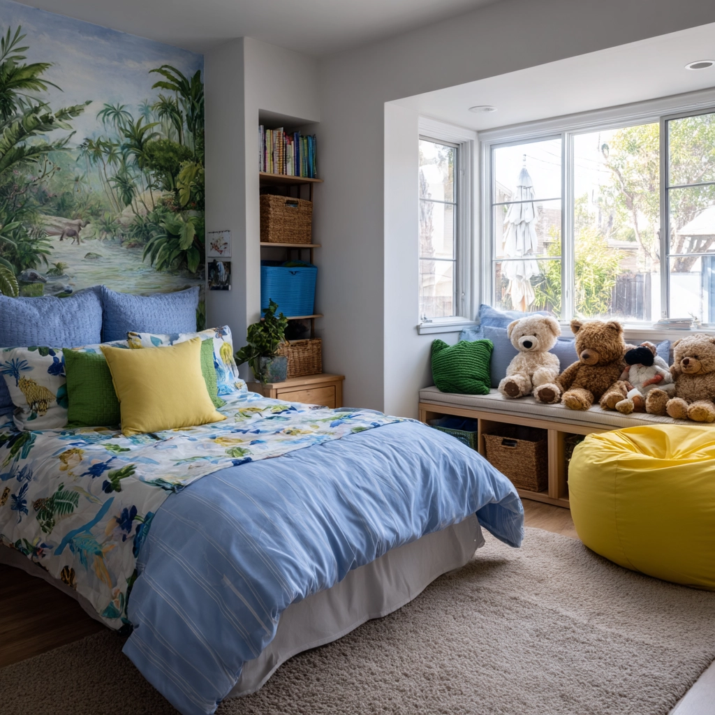 colorful eclectic bedroom 15
