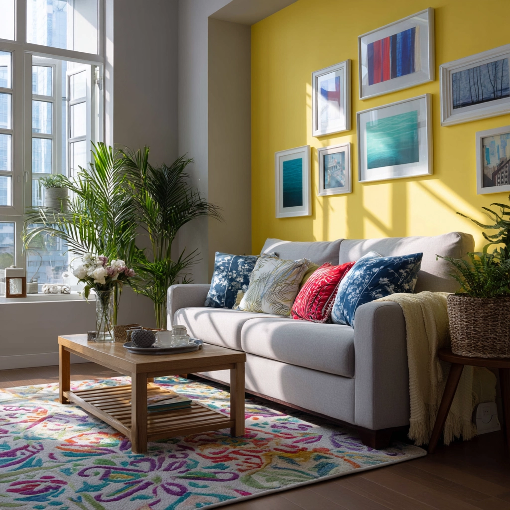 colorful living room ideas 22