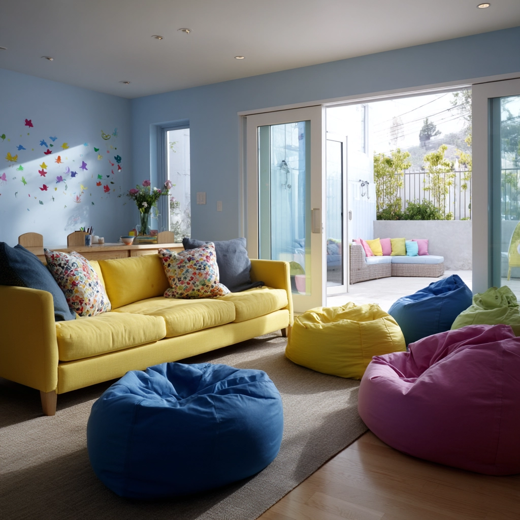 colorful living room ideas 42